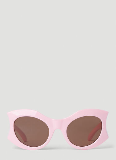 Balenciaga Hourglass 0256S Sunglasses Pink bal0251143