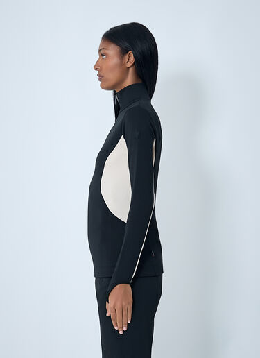 Moncler Grenoble 徽标图案滑雪打底衣 黑色 mog0262005