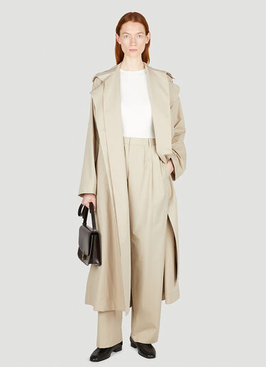 The Row Badva Trench Coat Beige row0251012