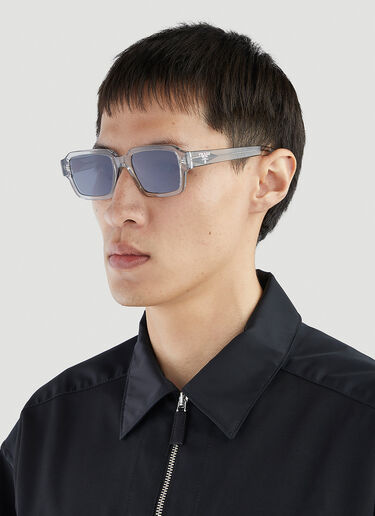 Prada Rectangle Frame Sunglasses Transparent lpr0151003