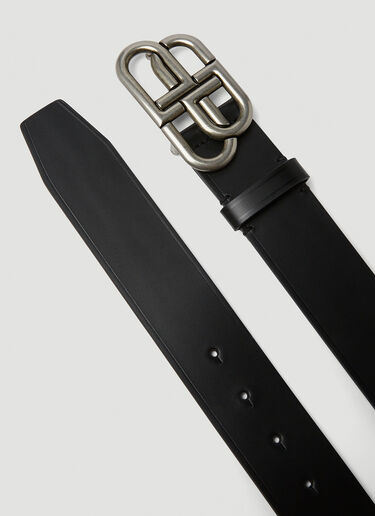 Balenciaga BB 搭扣腰带 黑 bal0149062