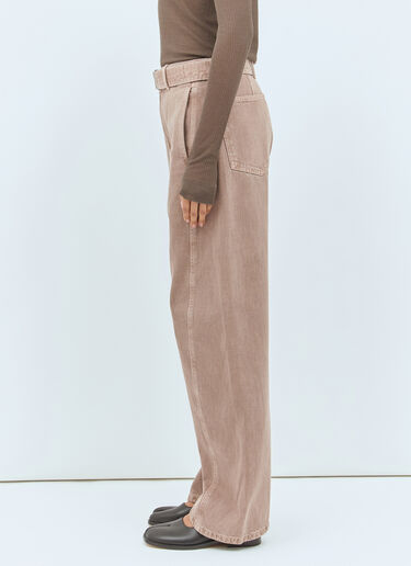 Lemaire Twisted Belted Jeans Pink lem0258012