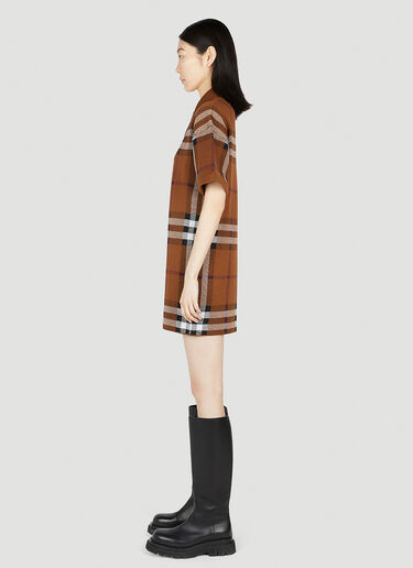 Burberry Carmella Polo Shirt Dress Brown bur0251008