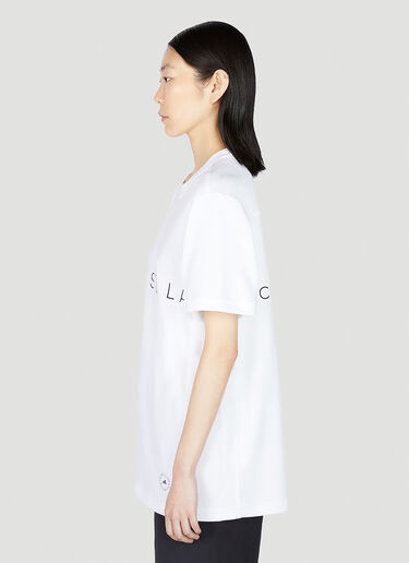 adidas by Stella McCartney Logo Print T-Shirt White asm0251003
