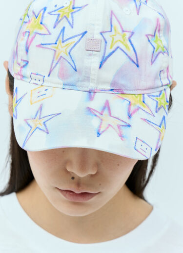 Acne Studios Micro Face Patch Baseball Cap Pink acn0255045