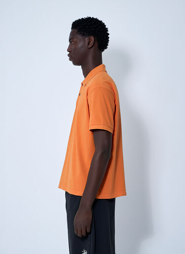 Stüssy Logo Motif Polo Shirt Orange sts0161008