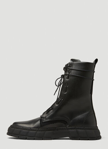 Virón 1992 Apple Leather Boots Black vir0346010