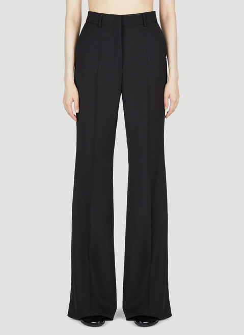 Sportmax Flared Wool Pants Blue spx0254005