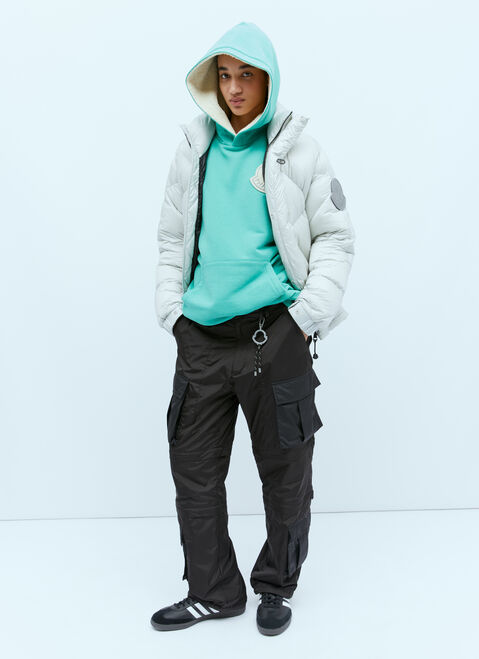 Alexander Wang ロゴパッチ フード付きスウェットシャツ Grey awg0255027