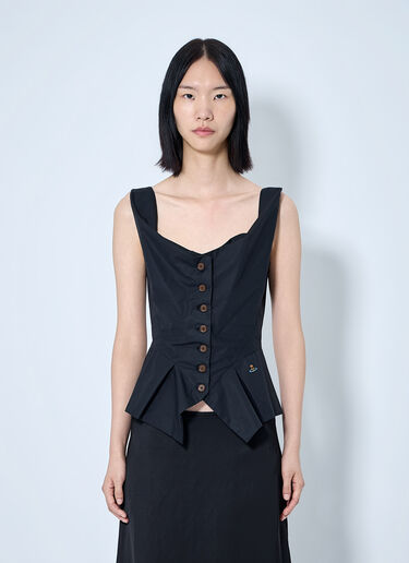 LN-CC® - Vivienne Westwood: Monday Vest - Black Vivienne Westwood Monday Vest Black vvw0265008