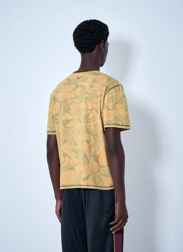 Martine Rose Printed Cotton Jersey T-Shirt Orange mtr0164013