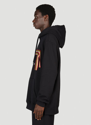 Curblace Hooded Sweatshirt Lanvin Curblace Hooded Sweatshirt Black lnv0153008