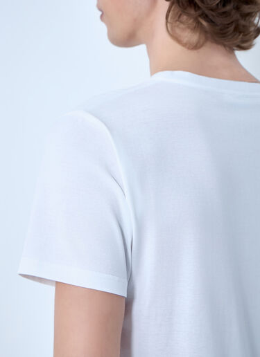 RIER Cotton Jersey T-Shirt White rrr0164007
