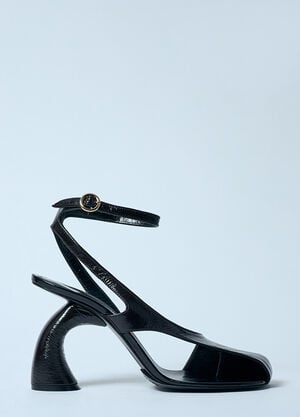 Dries Van Noten Asymmetric Heels Brown dvn0257004