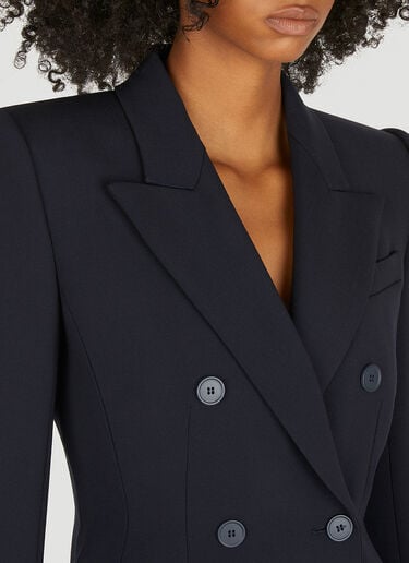 Fitted Double Breasted Blazer Sportmax Fitted Double Breasted Blazer Dark Blue spx0250021