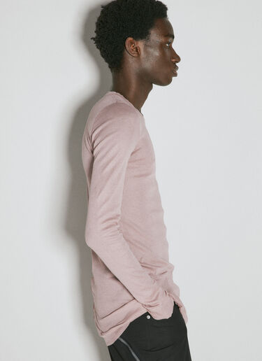 Rick Owens Raw Edge T-Shirt Pink ric0155015