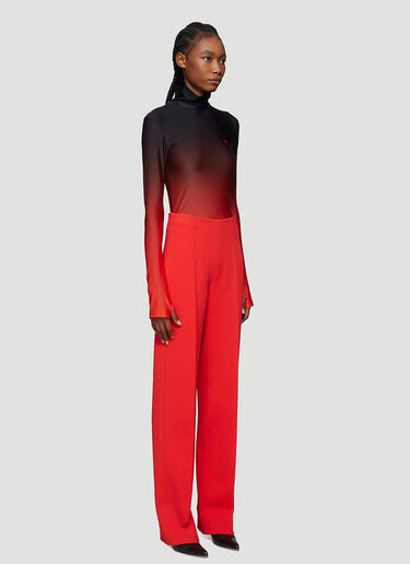 High-Rise Jacquard Pants Kwaidan Editions High-Rise Jacquard Pants Red kwe0238005