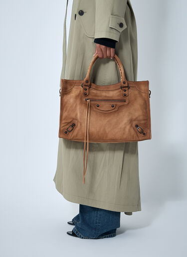 미디엄 스웨이드 르 시티 핸드백 Balenciaga 미디엄 스웨이드 르 시티 핸드백 블랙 bal0261036