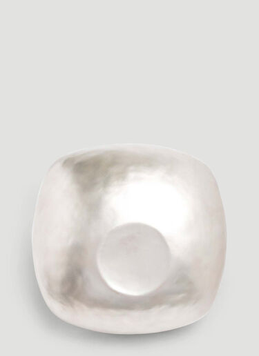 Tom Dixon Large Square Bash Vessel Silver wps0638028