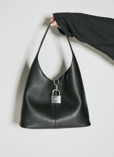 Balenciaga Locker Medium North-South Hobo Bag Black bal0255045
