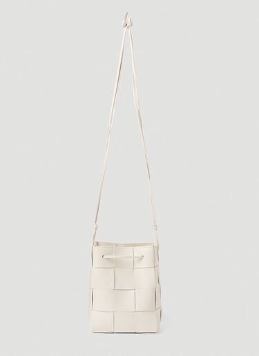 Bottega Veneta Small Cassette Bucket Bag Cream bov0253041