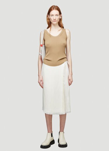 Marni Wrap Skirt Cream mni0244005