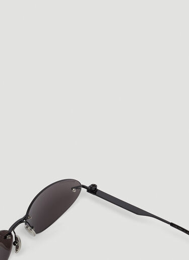 Balenciaga Neo Oval Sunglasses Black bal0351002