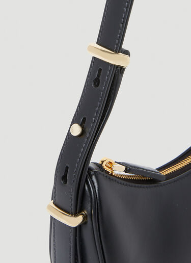 Prada Arqué Leather Shoulder Bag Black pra0254026