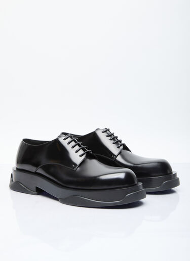 Jil Sander Chunky Sole Lace-Up Shoes Black jil0155014