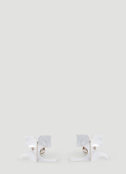 Gucci AC Studs Pearl Earrings Black guc0251152