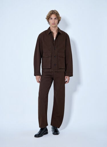 LN-CC® - Lemaire: Twisted Belted Pants - Brown Lemaire Twisted Belted Pants Brown lem0366002