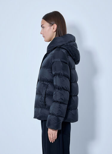 LN-CC® - Max Mara: Padded Hooded Jacket - Black Max Mara Padded Hooded Jacket Black max0266153