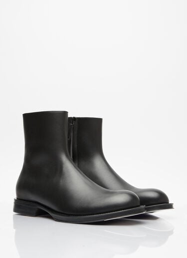 Lanvin Medley Zip Ankle Boots Black lnv0153022