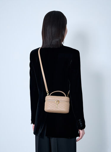 Saint Laurent Gaby Vanity Shoulder Bag Brown sla0259091