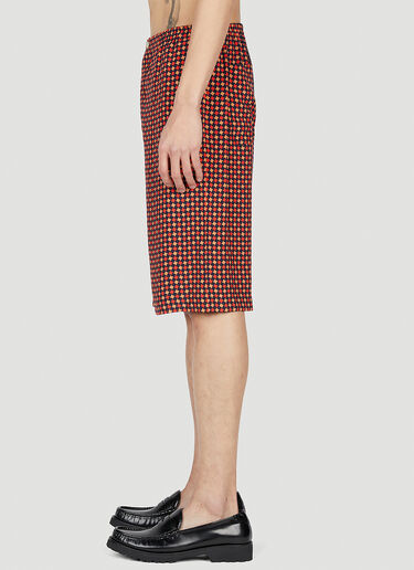 Gucci Geometric Print Shorts Red guc0152060