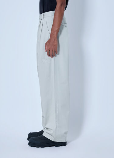 LN-CC® - Moncler x FRGMT Hiroshi Fujiwara: Tailored Trousers - Grey Moncler x FRGMT Hiroshi Fujiwara Tailored Trousers Grey mfr0166004