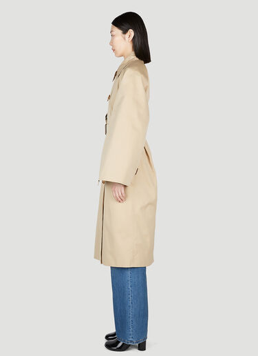 Burberry Cotness Double-Breasted Trench Coat Beige bur0253008