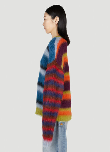 Brain Dead Blurry Lines Sweater  Blue bra0353001