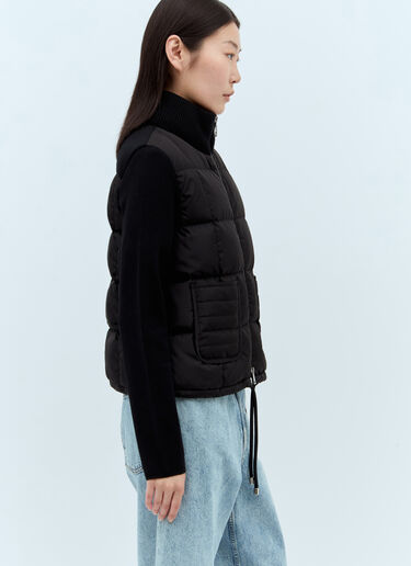 Moncler 패딩 마감 집업 가디건 블랙 mon0257051