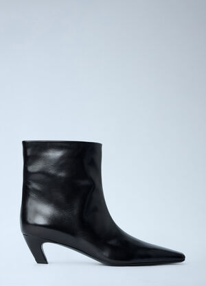Khaite Arizona Ankle Boots Black kha0265033