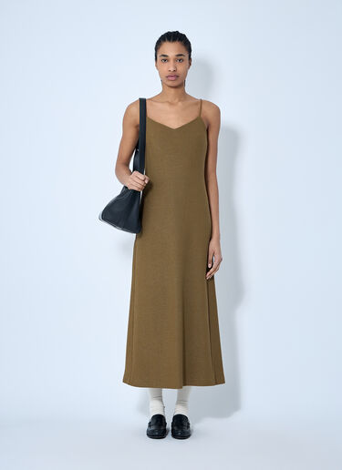 Max Mara Melfi 针织中长连衣裙  绿色 max0260013