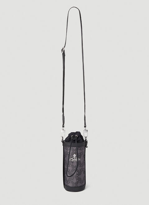More Joy Re-Jacquard Orborama Water Bottle Holder Black mjy0349016