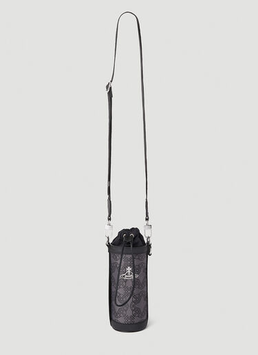 Re-Jacquard Orborama Water Bottle Holder Vivienne Westwood Re-Jacquard Orborama Water Bottle Holder Black vvw0152049