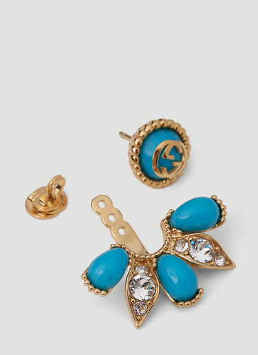 Gucci Resin Crystal Earring Gold guc0251233