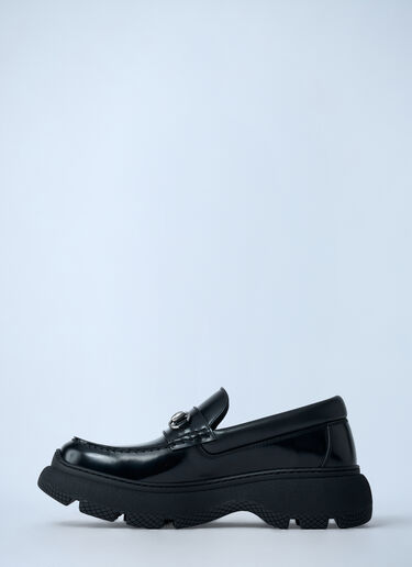 Gucci Leather Loafers Black guc0161050