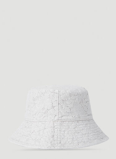 Lace Bucket Hat Guess USA Lace Bucket Hat White gue0152023