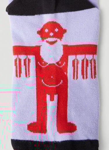 Walter Van Beirendonck Royal Icarus Socks Purple wlt0152025