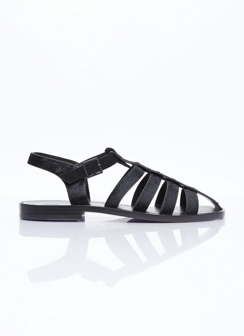 Coperni Pablo Ponyhair Sandals Black cpn0253019