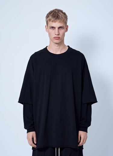 LN-CC® - Rick Owens DRKSHDW: Tommy Hustler Top - Black Rick Owens DRKSHDW Tommy Hustler Top Black drk0166015