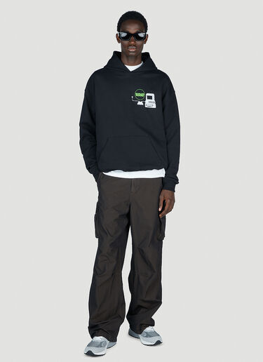 Boiler Room Internet Provider Hooded Sweatshirt Black bor0153011
